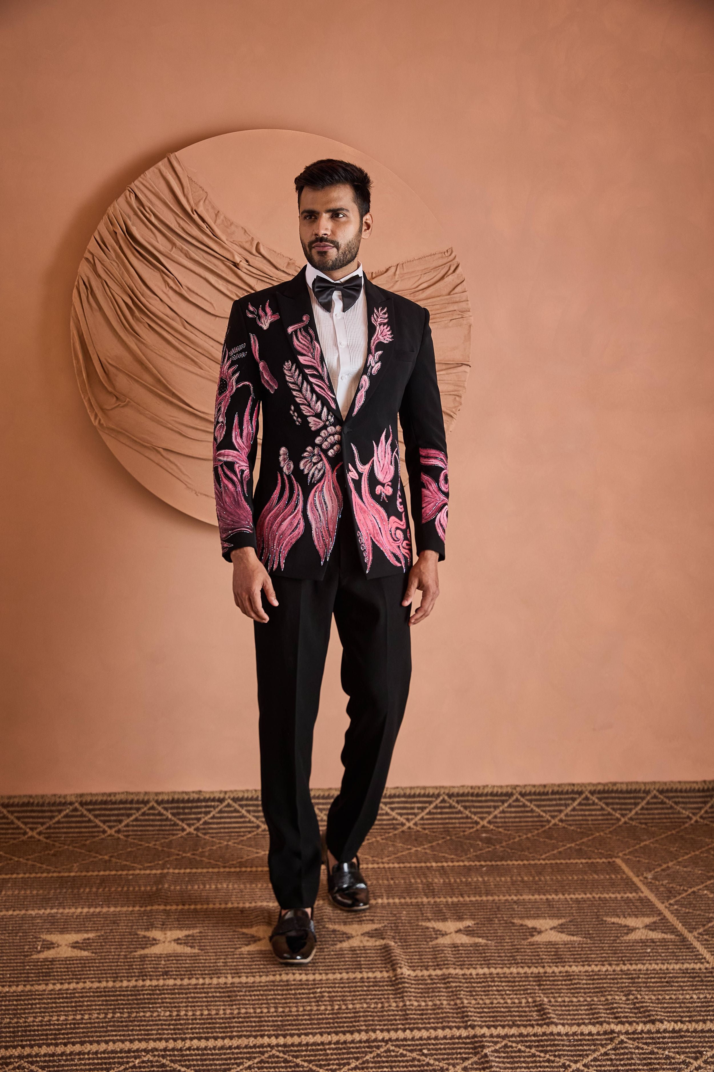 Black Phoenix Embroidered Tuxedo