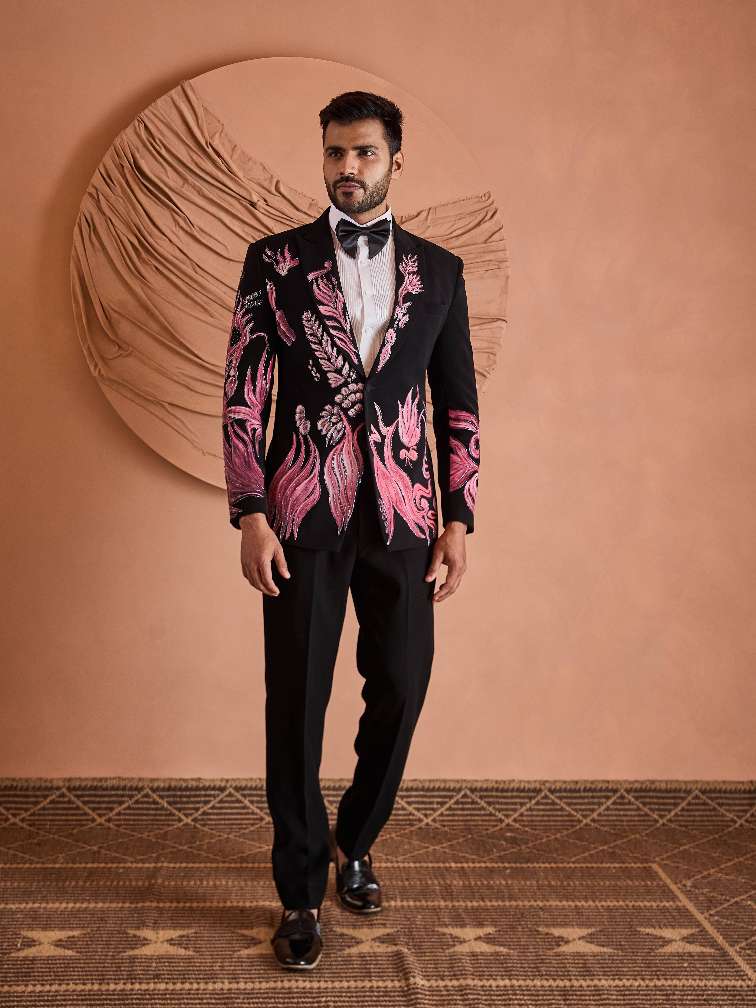 Black Phoenix Embroidered Tuxedo