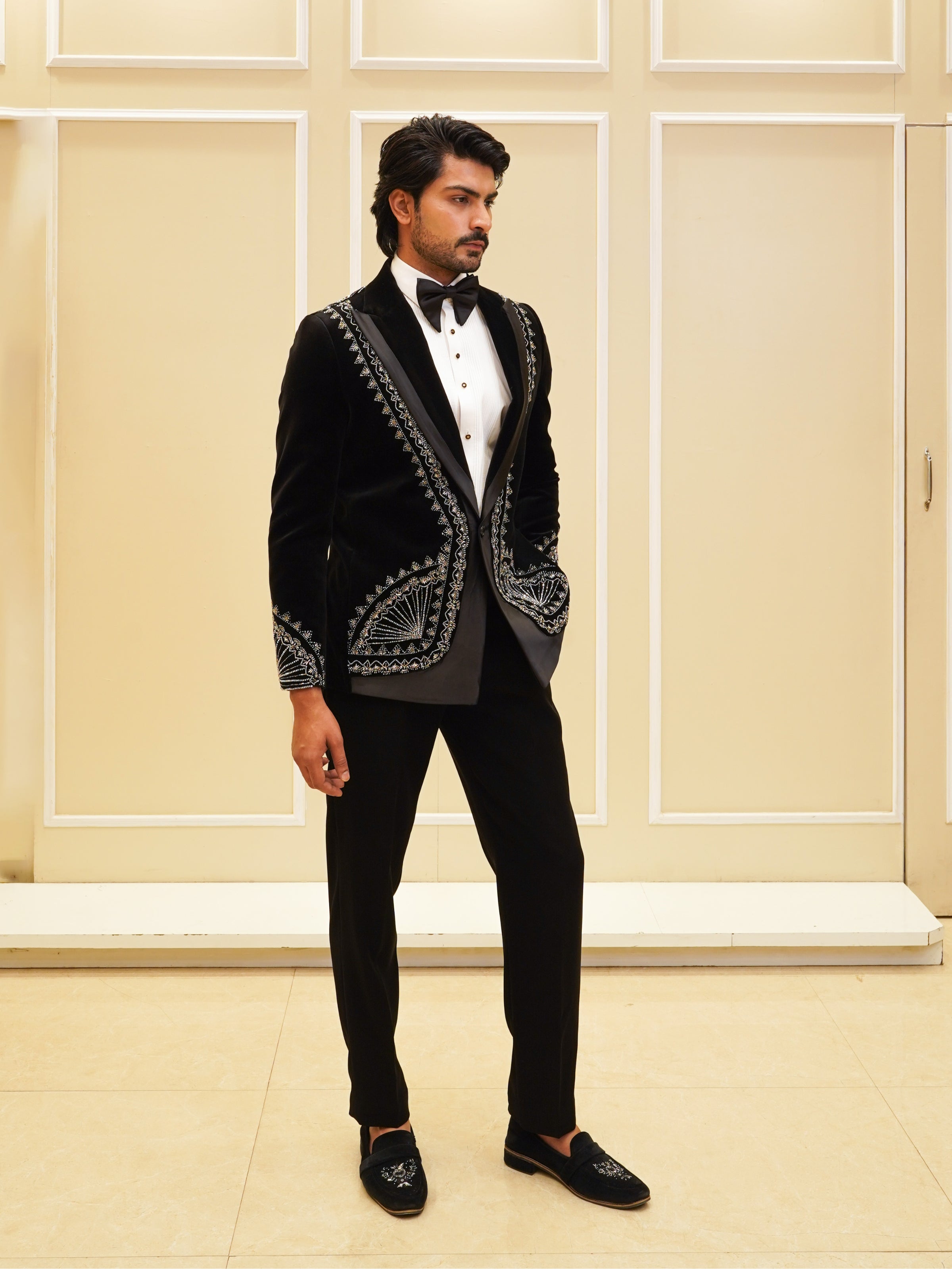 Black Rainbow New Cut Tuxedo Set