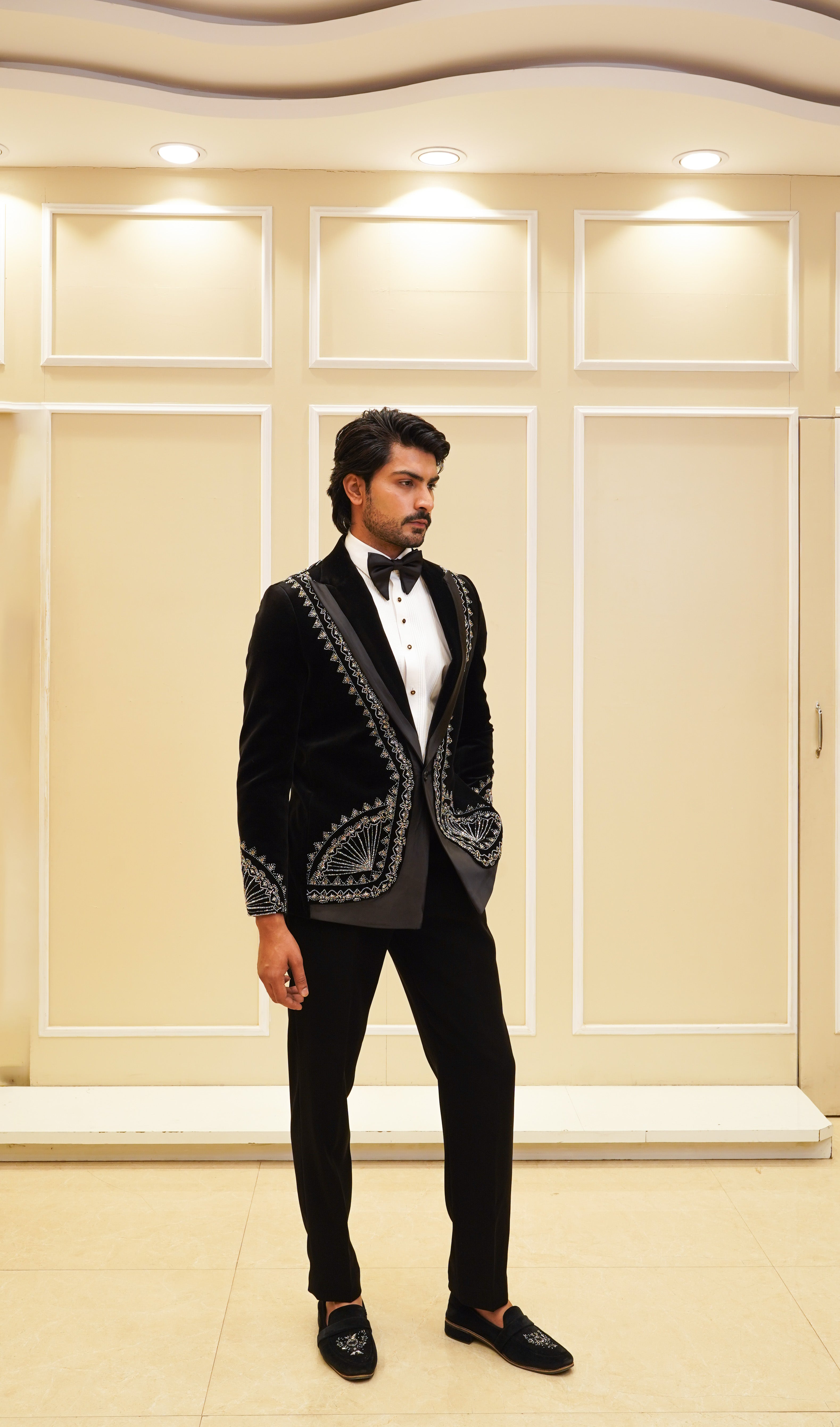 Black Rainbow New Cut Tuxedo Set