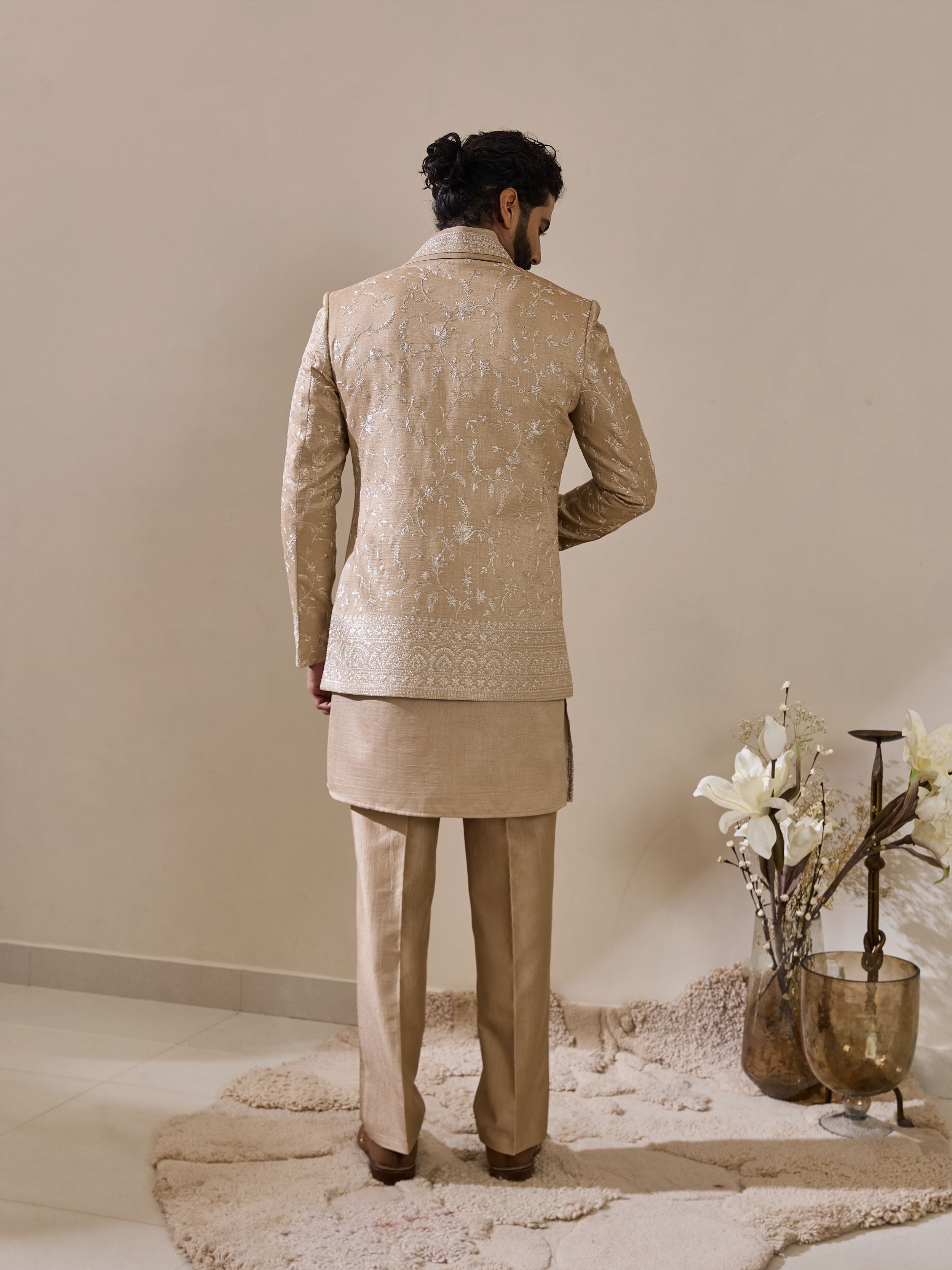Beige Classic Indo-Western