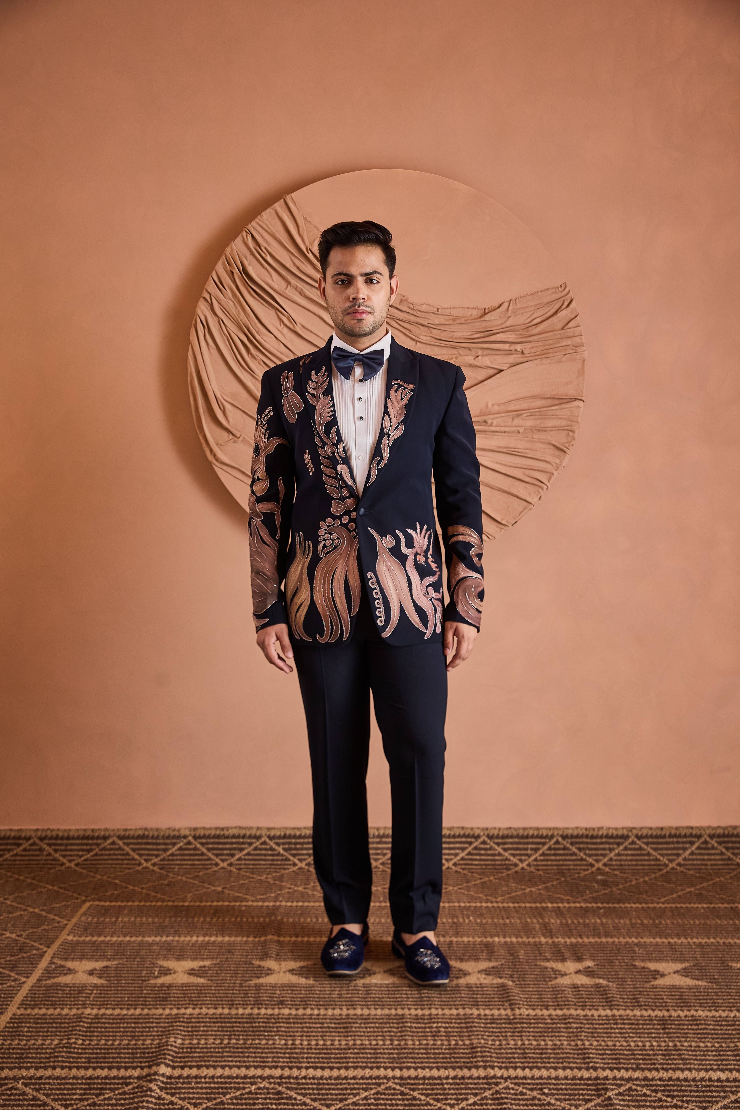 Black Phoenix Embroidered Tuxedo