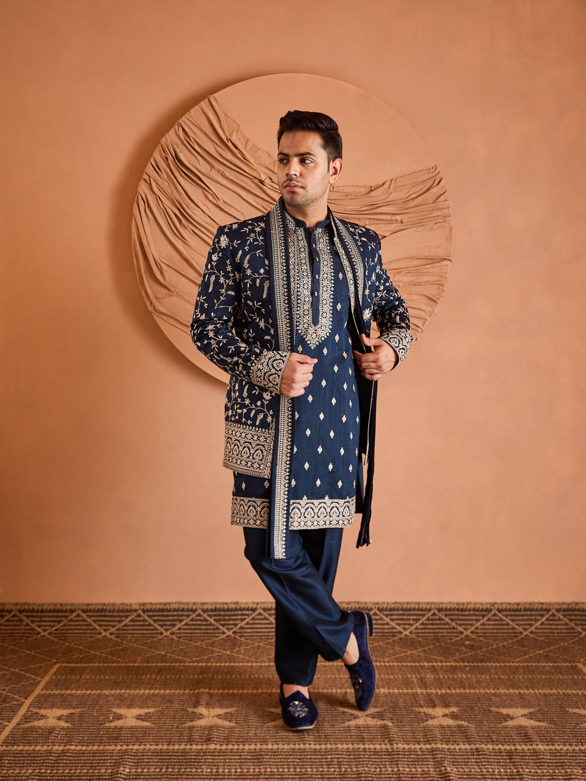 Deep Blue Classic  Indo-Western